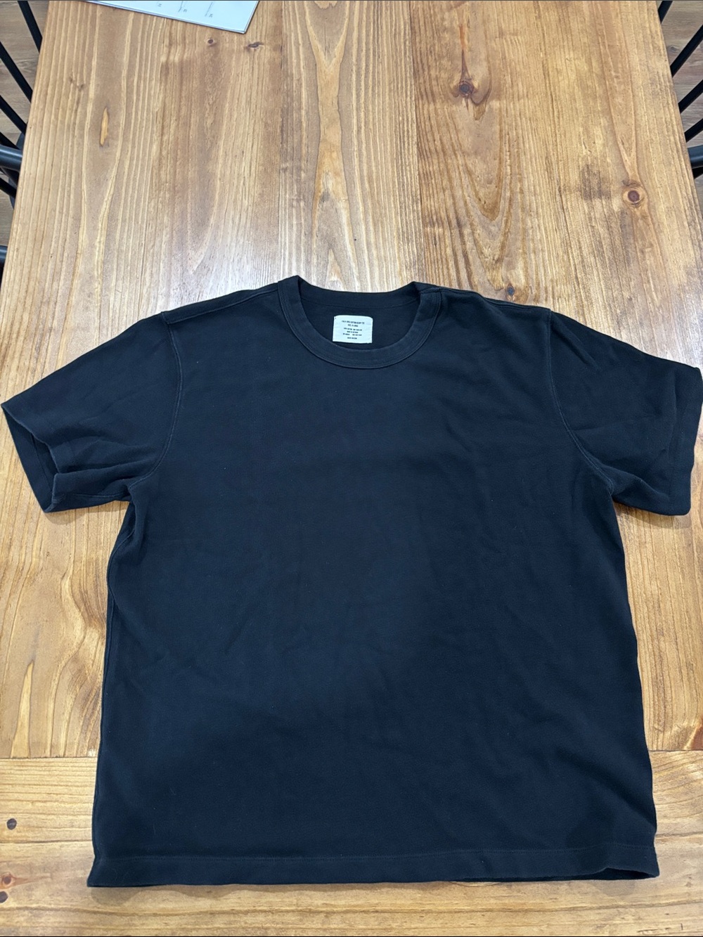 Buck Mason Field Spec Cotton Heavy Tee - Black